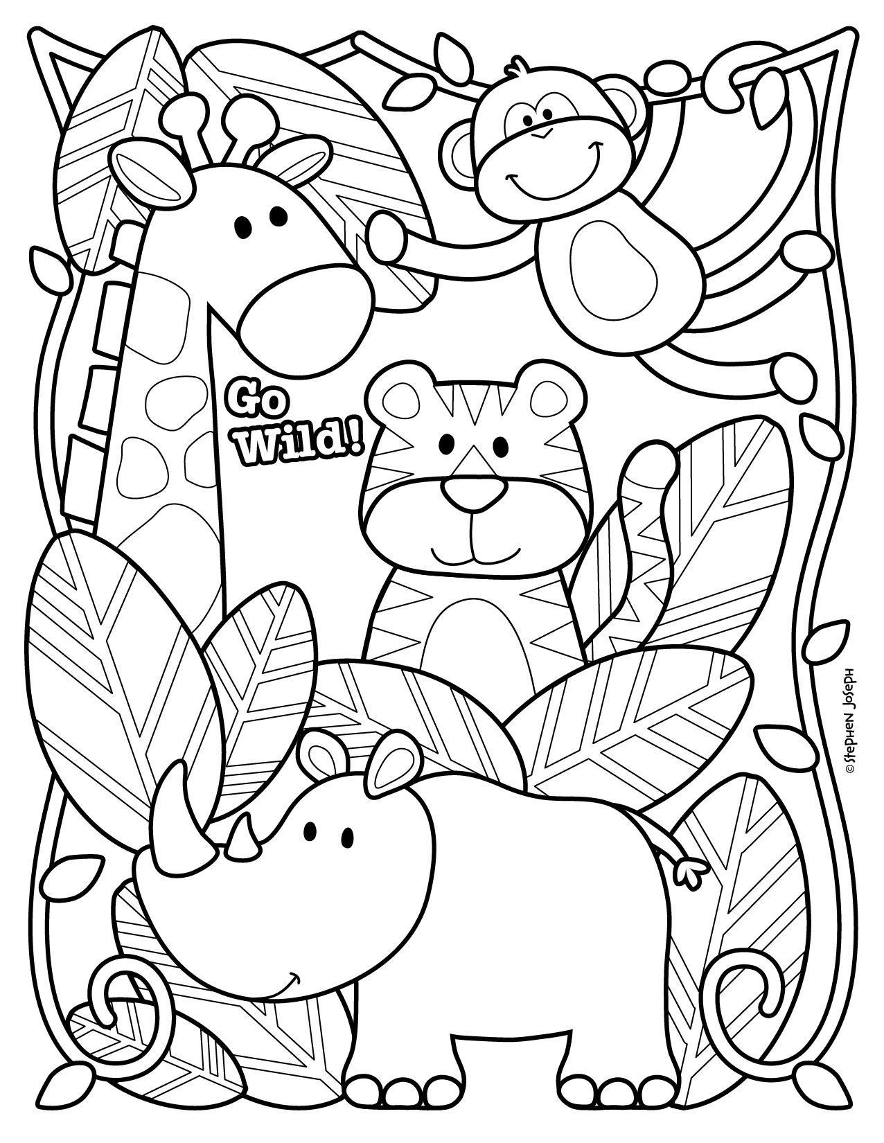 Zoo Animal Coloring Sheets Printable